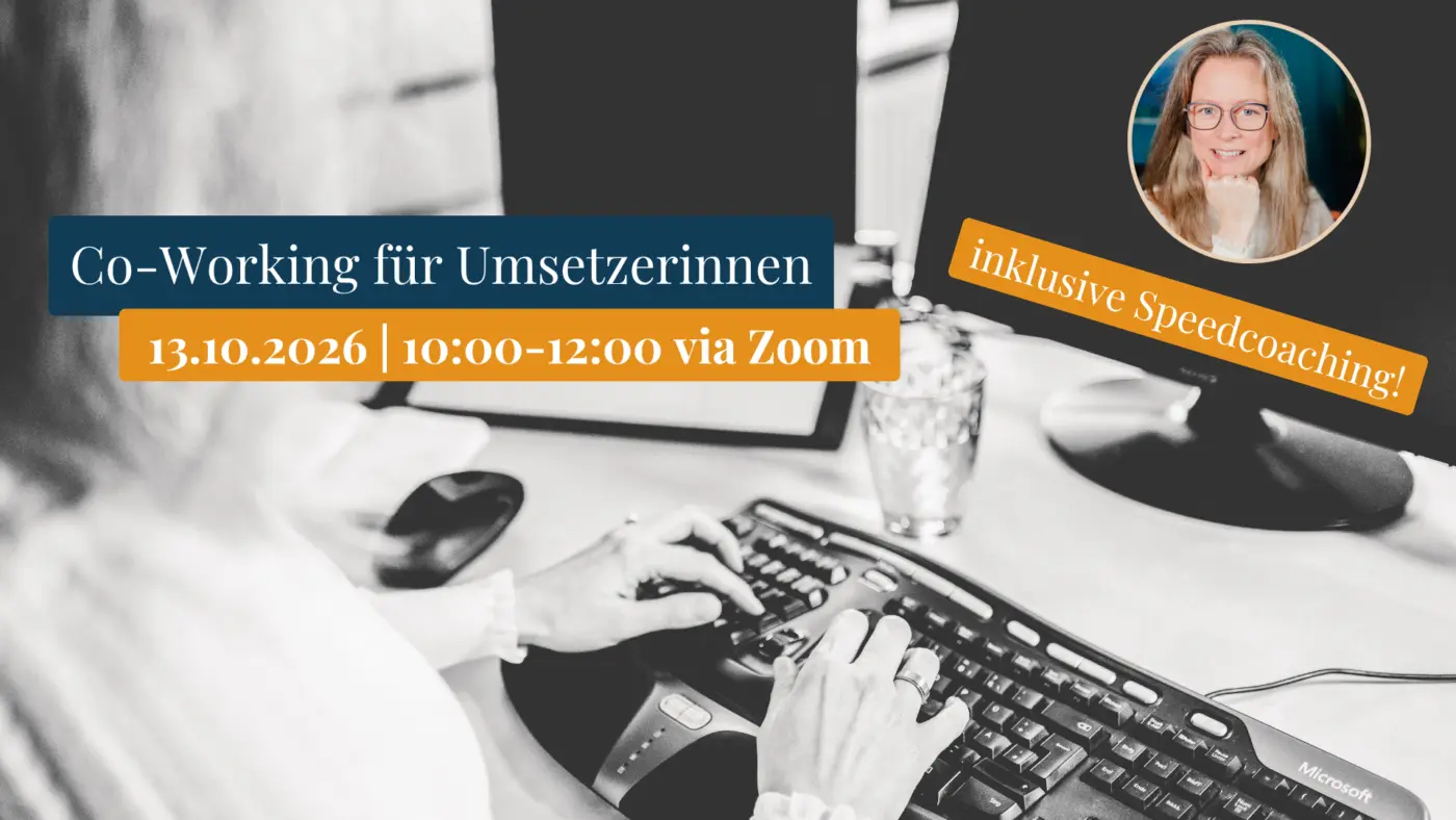 13.10. von 10 bis 12 | Co-Working