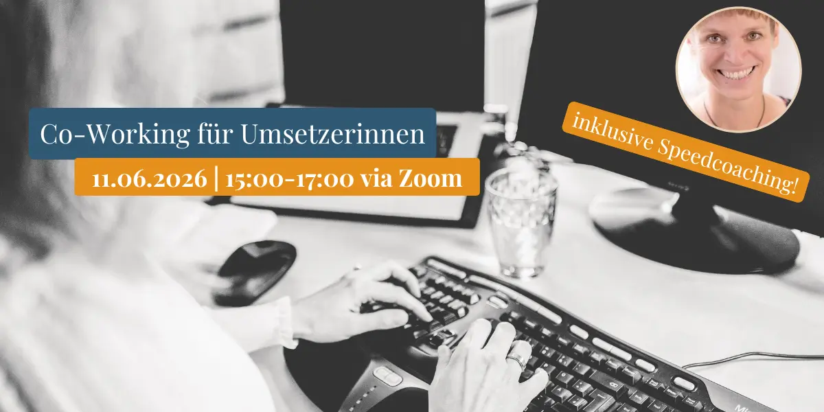 11. Juni 15-17 Uhr Co-Working mit Antonia
